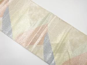 アンティーク　遠山に古典柄織り出し袋帯（材料）